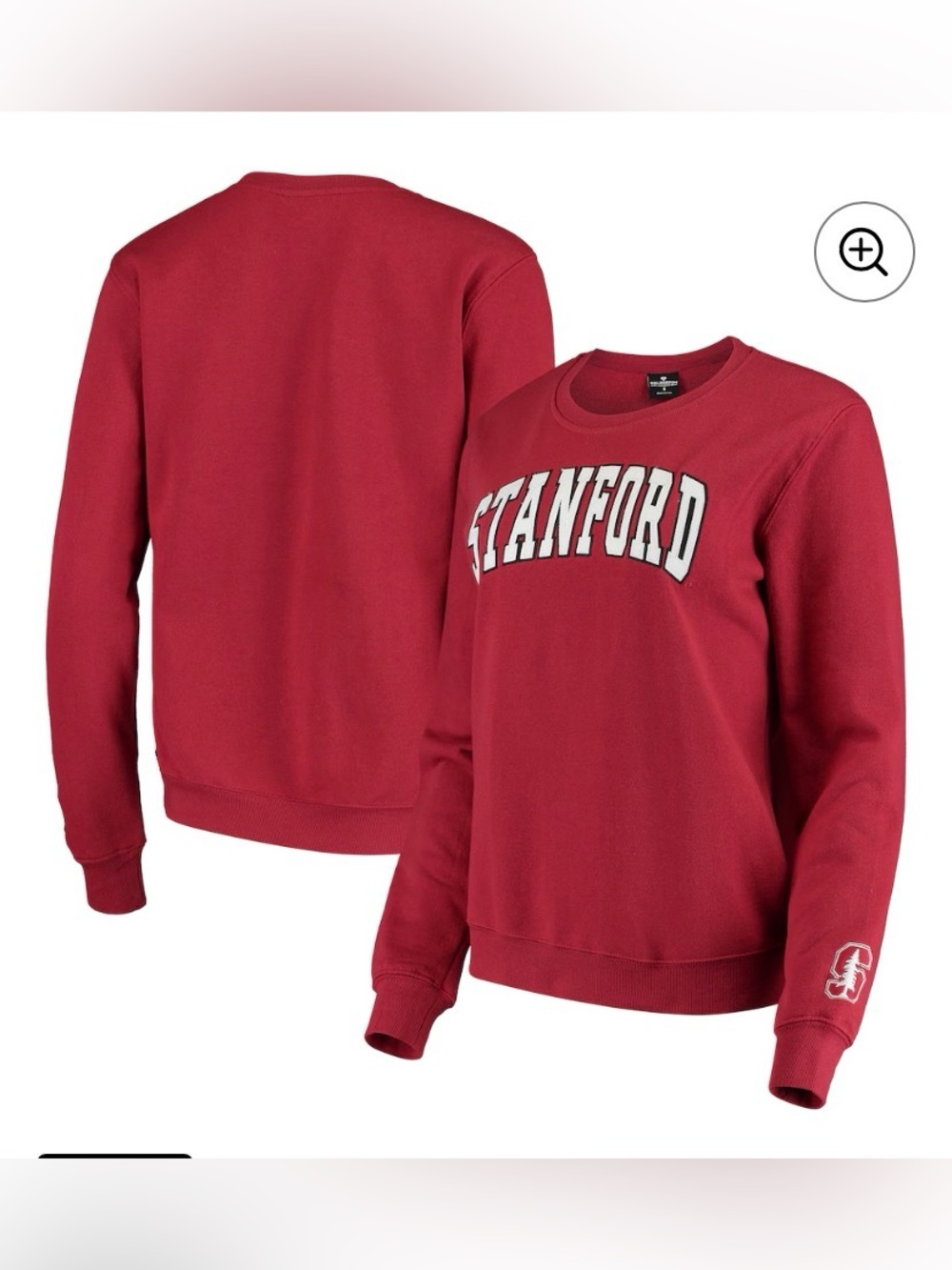 NWT Stanford Women’s Colosseum Cardinal Campanile Pullover Sweatshirt